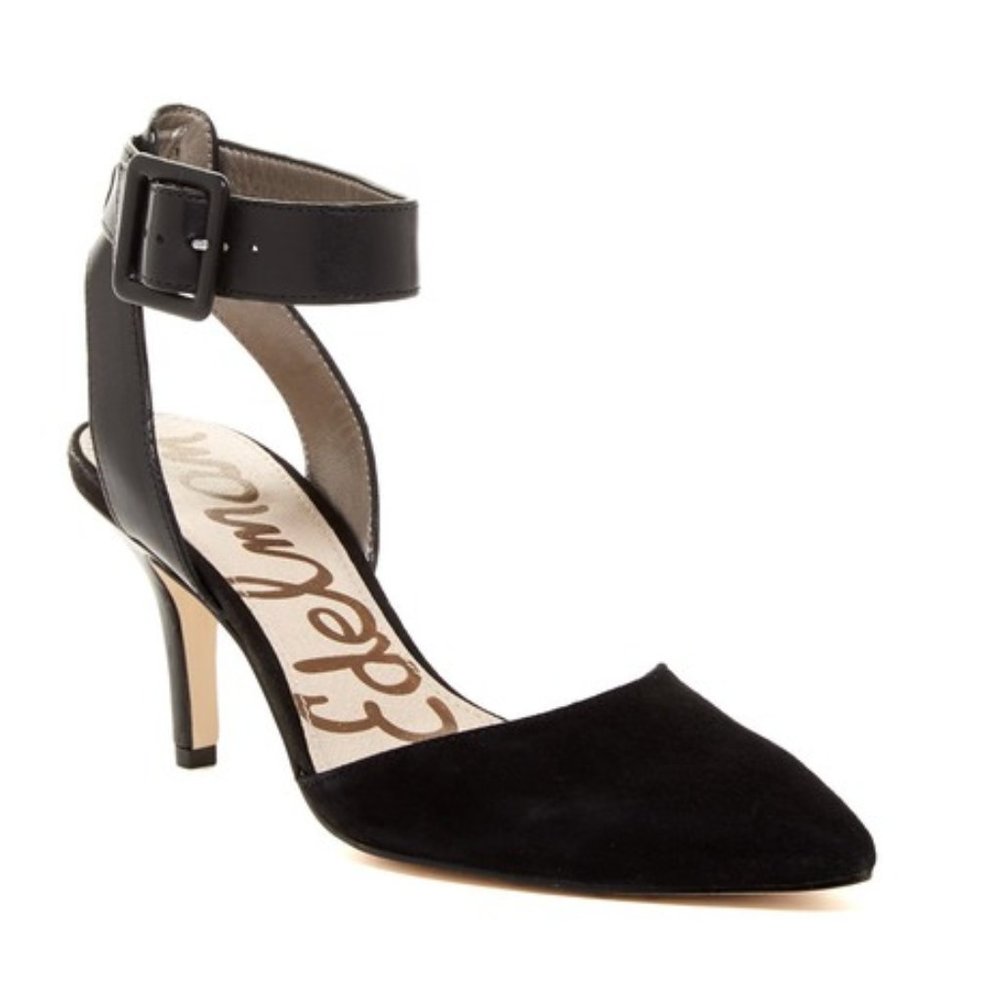 Sam Edelman Okala Ankle Strap Suede Pump